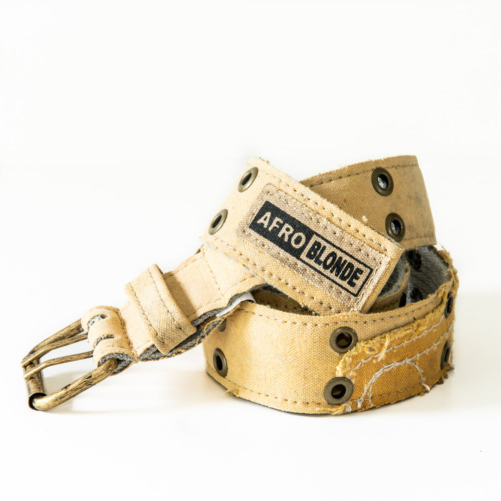 Eyelet Canvas Belt